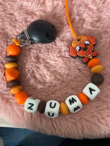 Attache tétine Zumba pat patrouille