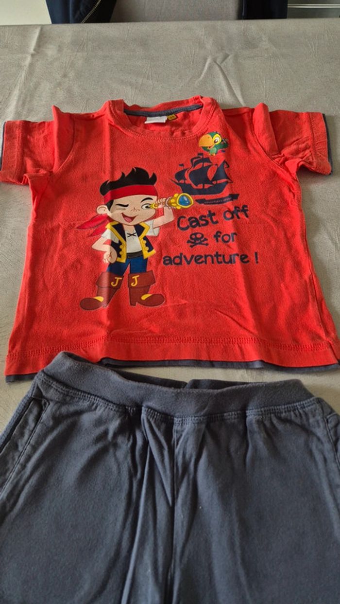 Ensemble jack le pirate disney 4/5 ans - photo numéro 2