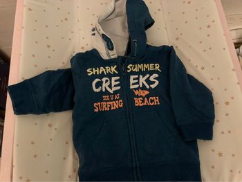 Veste creeks à capuche 12 mois