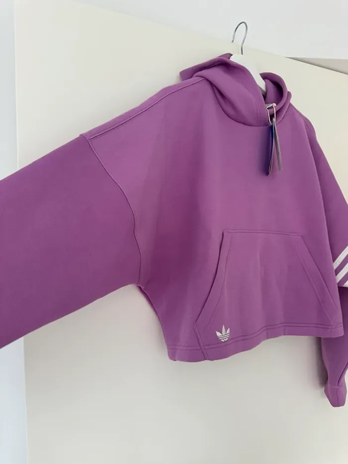 Adidas sweatshirt à capuche taille M pour femme neuf - photo numéro 5