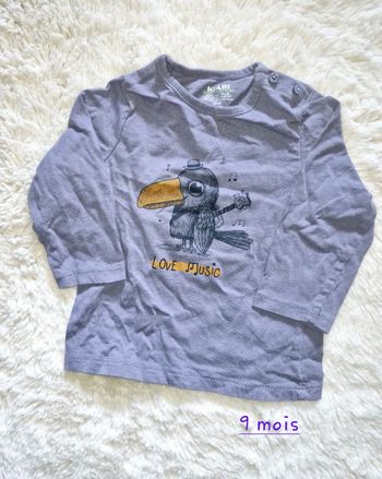 T-shirt garçon 9 mois