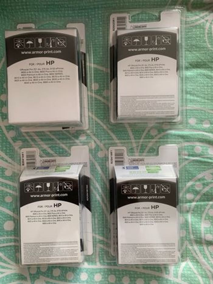 Lot de 4 cartouches d’encre pour imprimante - photo numéro 2