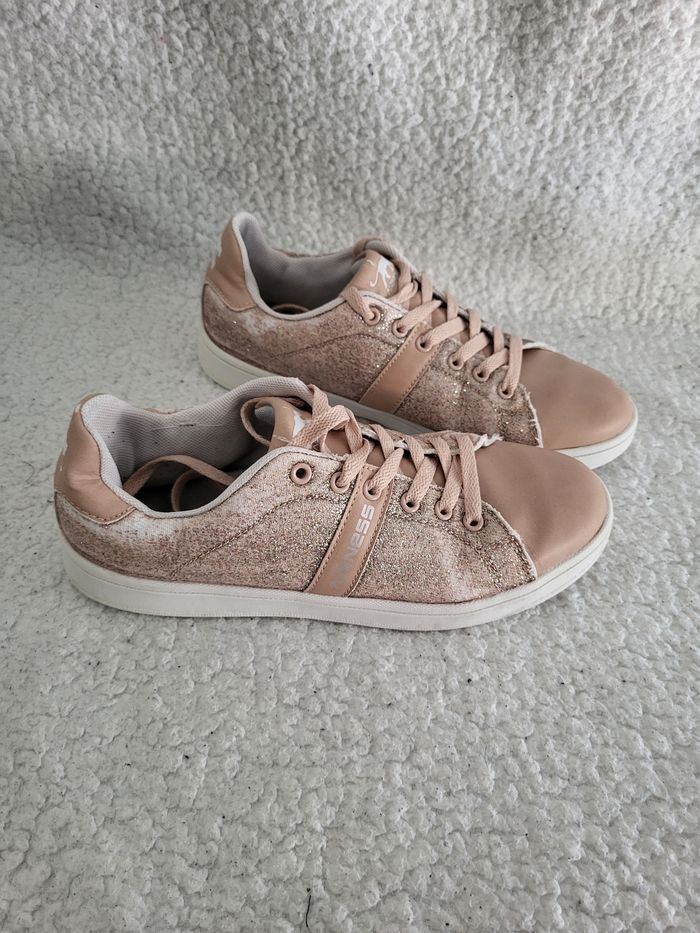 Basket rose pailleté pointure 39 - photo numéro 5