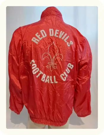 Veste sport football Red devils Uhlsport vintage Taille XL