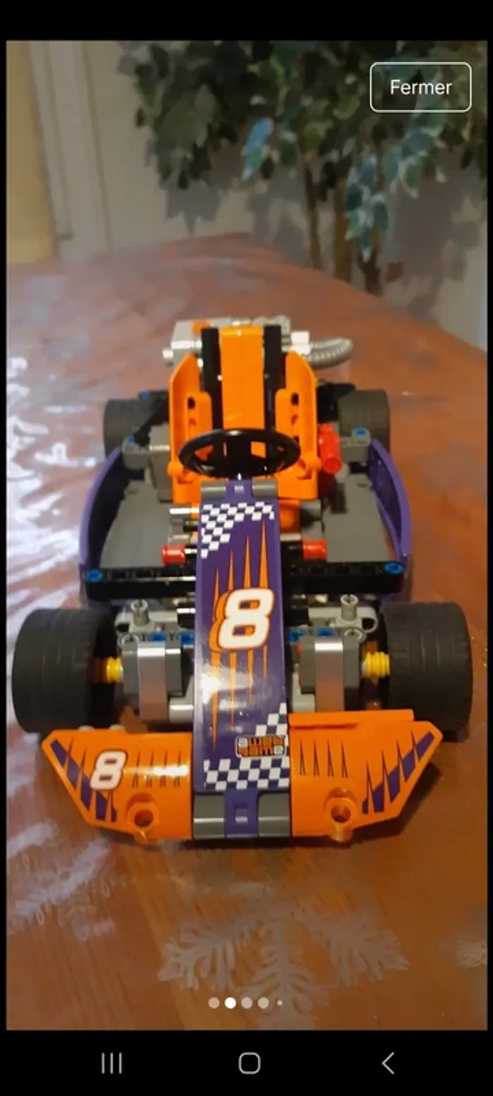 Voiture de course ou karting Lego technic - photo numéro 3