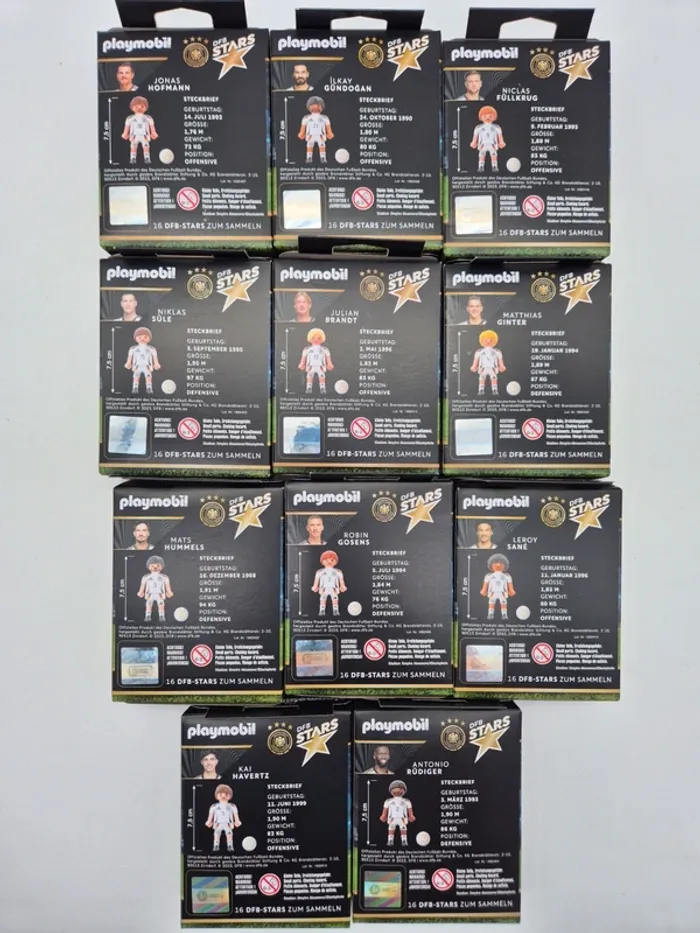 Lot de 11 playmobil football allemagne - photo numéro 2