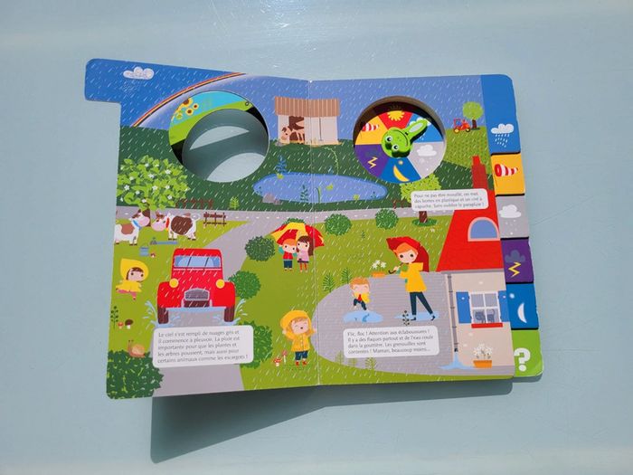Livre animé 🌞 Quel temps fait-il? 🌦 éditions Piccolia - photo numéro 4