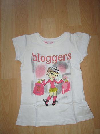 Tee shirt fille 4-5 ans tex