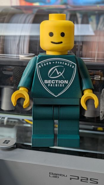 Figurine rugby Pau – figurine brique – collector (20cm)