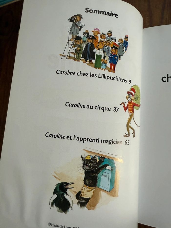 Recueil rare livre album Pierre Probst 3 histoires Caroline Lillipuchiens cirque apprenti magicien - photo numéro 5