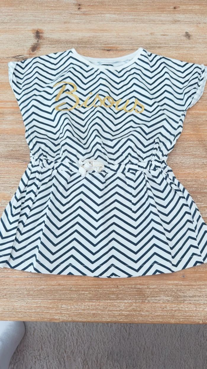 Robe rayée 18 mois