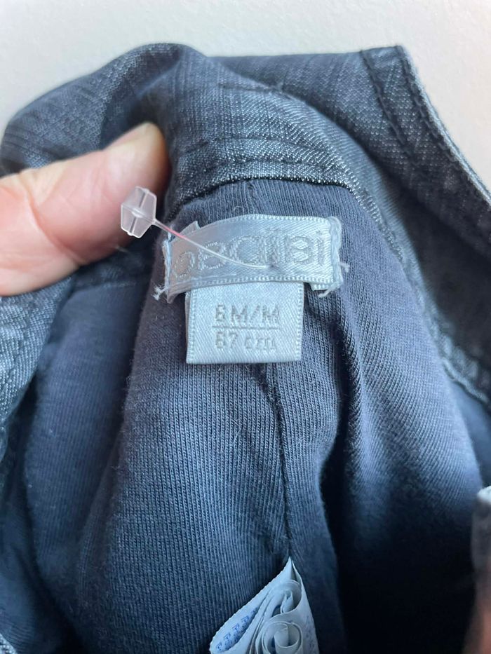 Salopette en jeans T 6 mois "Obaïbi" - photo numéro 4