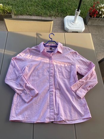 Chemise en coton rose H&M taille M