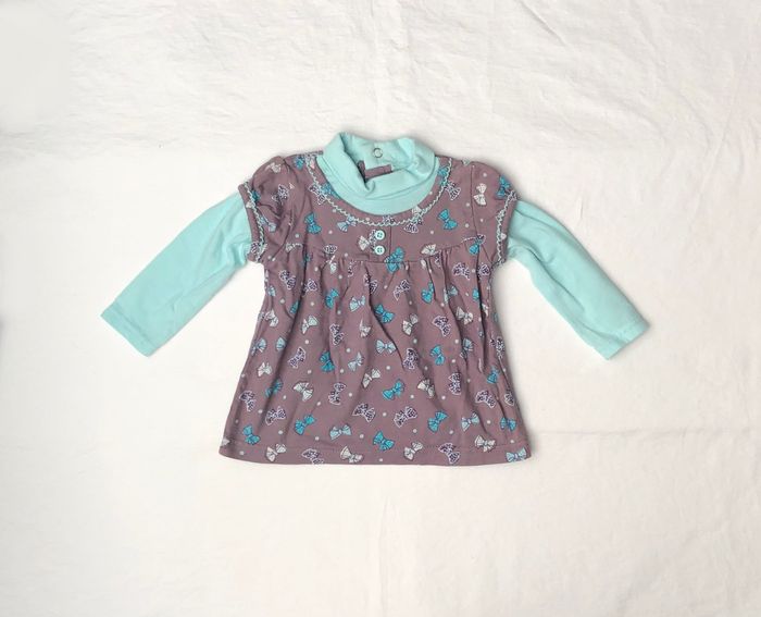 T-shirt manches longues Plus Collection 6 mois