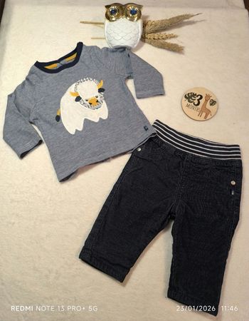 Ensemble 3 mois garçon obaibi