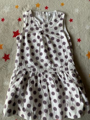 Robe Okaïdi Blanche et Violette 6A