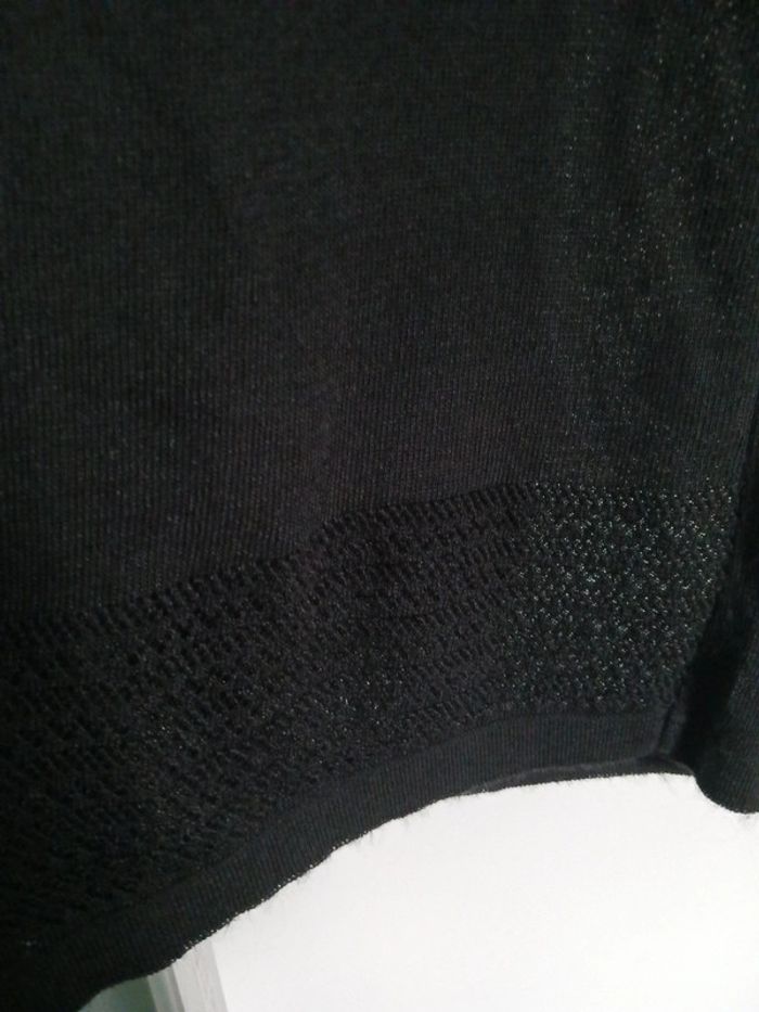 Gilet noir manche courte - photo numéro 3