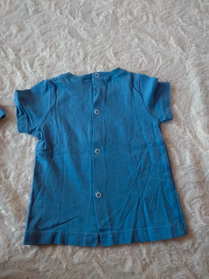 Ensembles (2 tee shirt manches longues et courtes +pantalon jeans) Garçon 3/6 mois - photo numéro 10