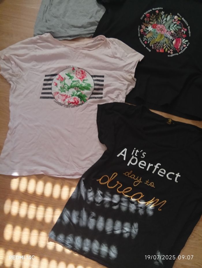 Lot 6 T shirts haut maillot femme xl - photo numéro 5