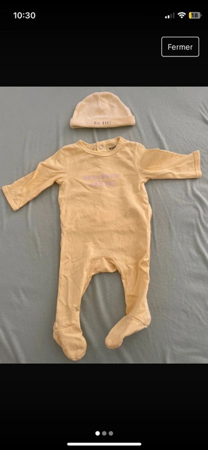 Lot pyjama + grenouillère 1 mois bébé d’été - photo numéro 7