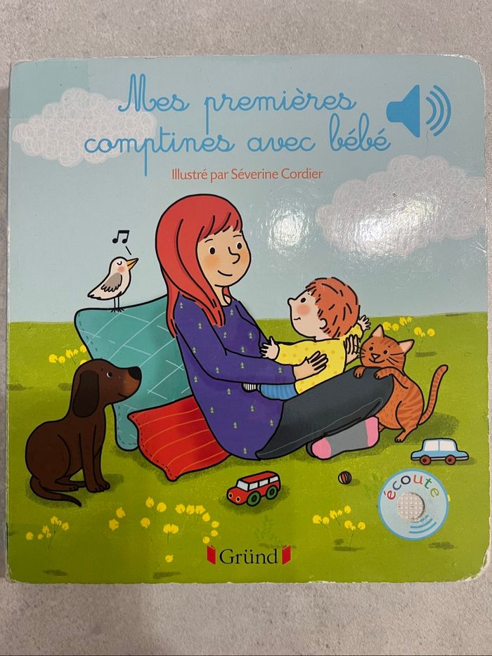 Livre sonore Mes premières comptines