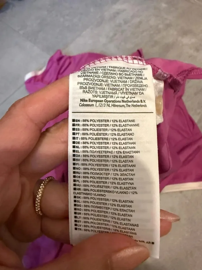 Polo Nike golf femme fushia taille L très bon état - photo numéro 10