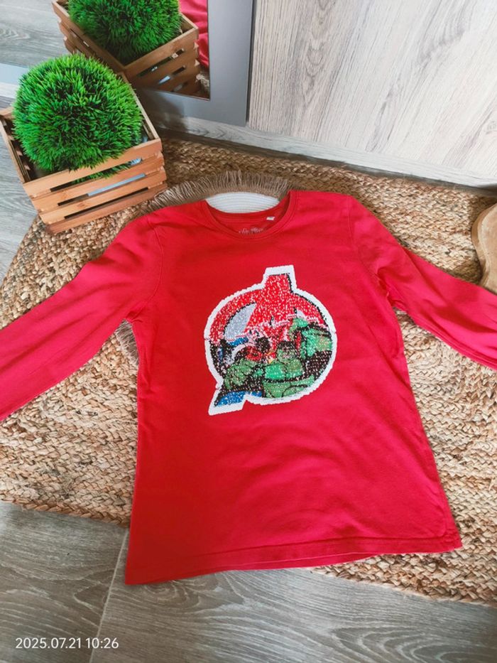 T-shirt 9 ans  sequin
