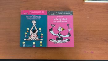 Lot livres petits guides des paresseuses feng shui et zen attitude