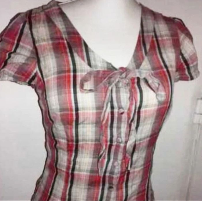 Chemise à carreaux H&M 🔸 t.38  🔄 - photo numéro 5