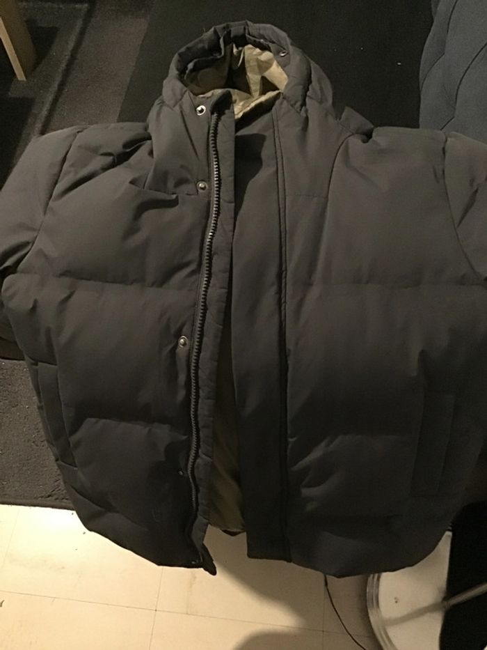 Doudoune garçon Zara gris foncé taille 8 ans bon état passe pouce sans fourrure