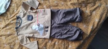 Ensemble tee shirt manche longue pantalon mouette sea