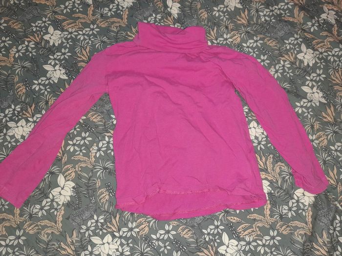 Sous pull rose 6 ans