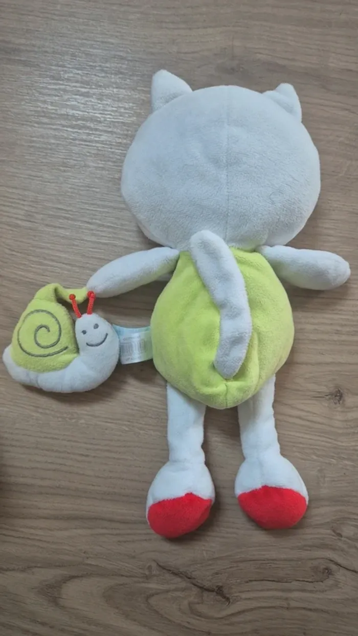 Peluche hochet Baby Nat’ - photo numéro 3