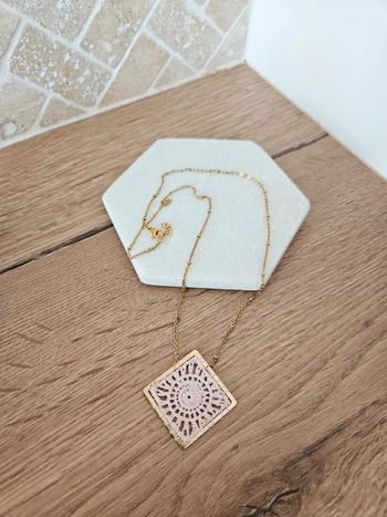 🔅 collier crochet