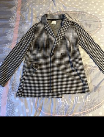 Blazer à carreaux H&M