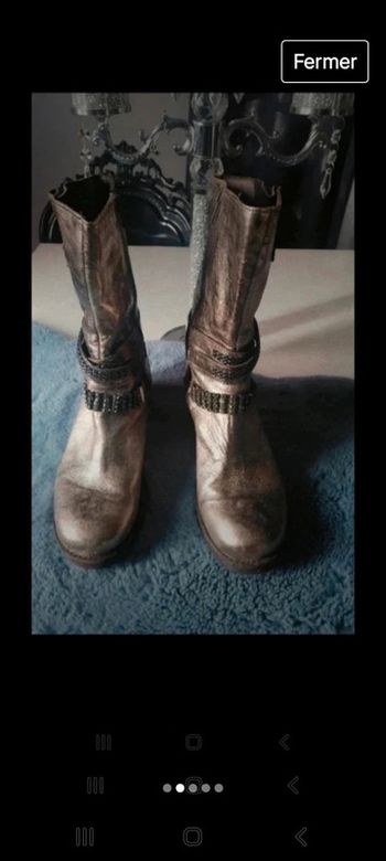 Botte en cuir acheté 198€