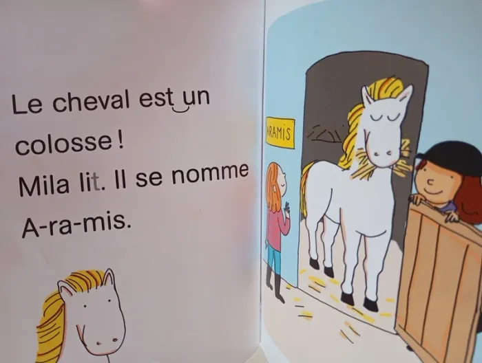 Regarde je lis avec Noé et Mila - Mila et le petit cheval - Niveau 1 CP - photo numéro 3