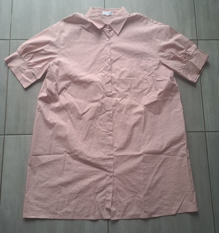 Chemise longue vieux rose Escandelle Taille Unique