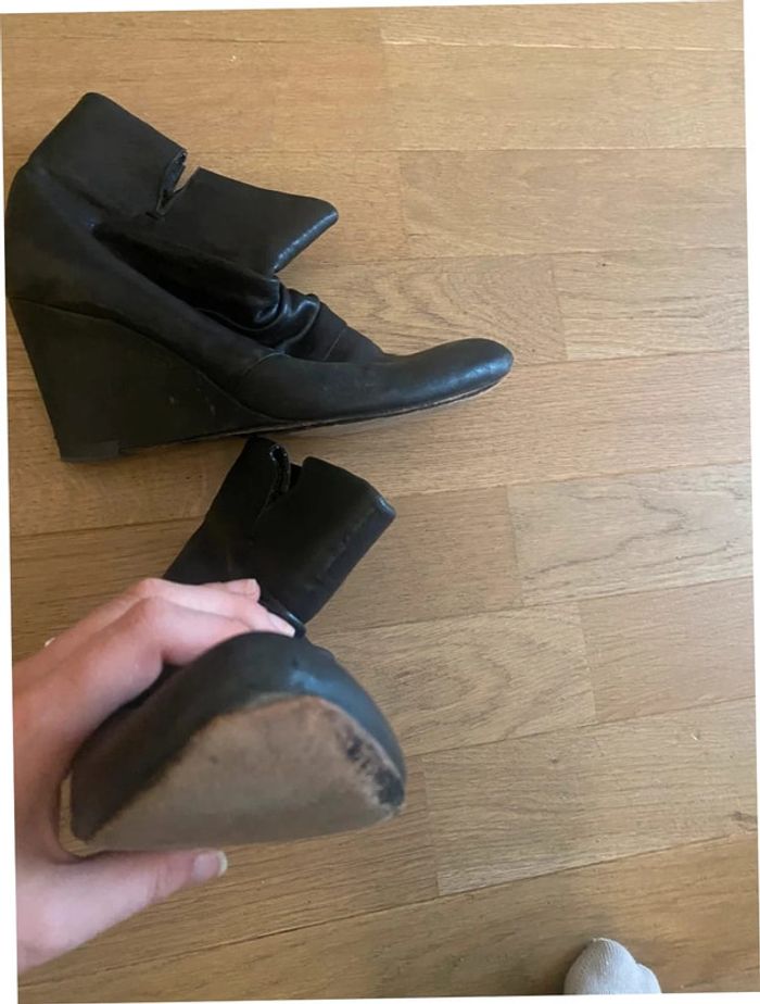 Bottines Maje talon invisible noir taille 39 - photo numéro 9