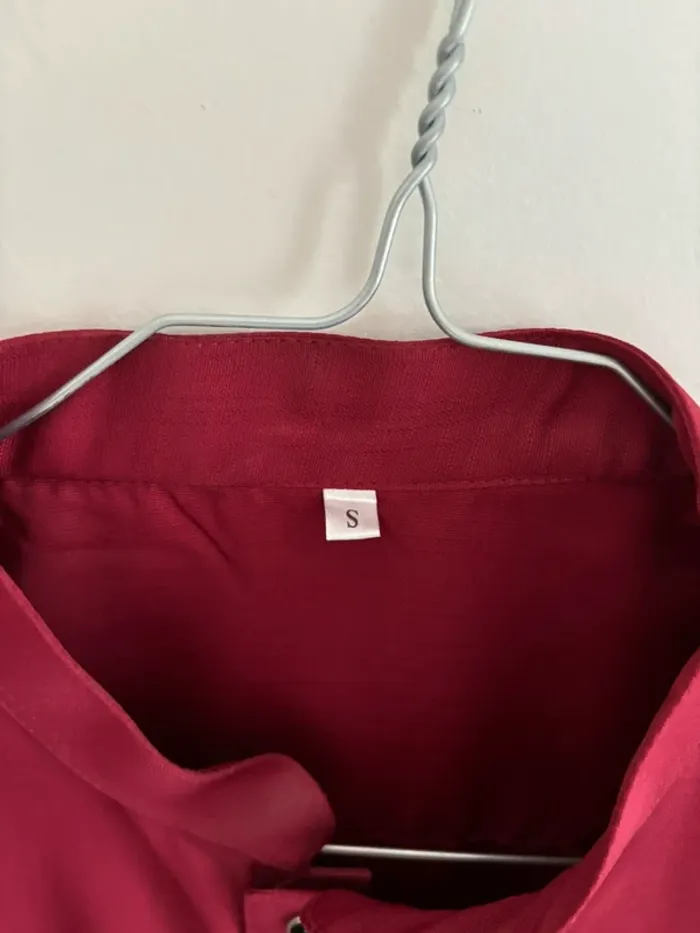 Ensemble homme bordeaux neuf S - photo numéro 3