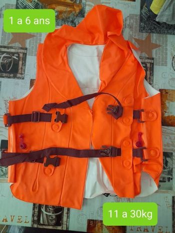 gilet de sauvetage 1 à 6 ans