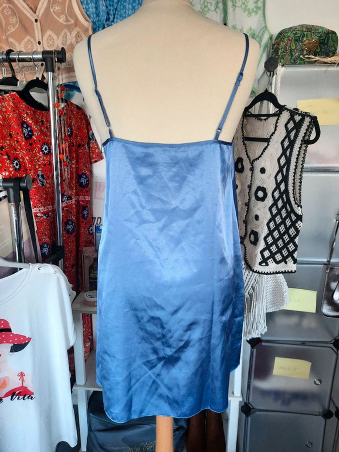 Nuisette bleu satinée Etam 40 #lora11femme40 - photo numéro 2