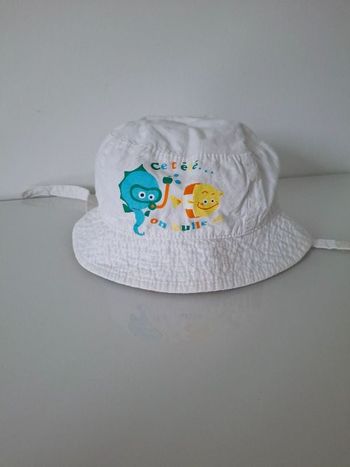 Chapeau de soleil 3/6M