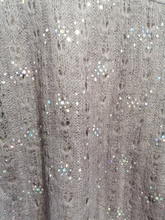 Haut transparent 38, strass - photo numéro 4