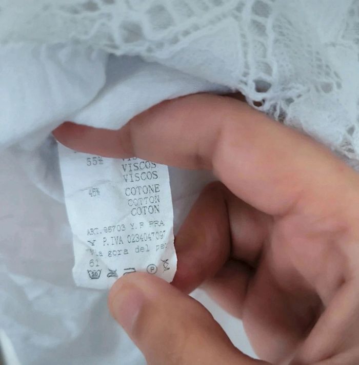 Magnifique tunique blanche et doré - photo numéro 2