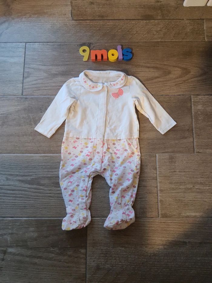 Pyjama dors-bien grenouillère Orchestra taille 9 mois très bon état