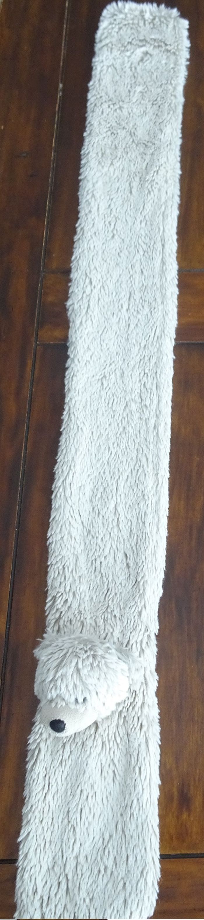 Echarpe enfant peluche tête d’ours - photo numéro 2