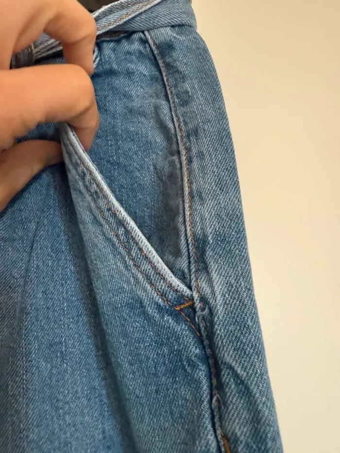 Jean mom en très bon état bleu taille 36 - photo numéro 4
