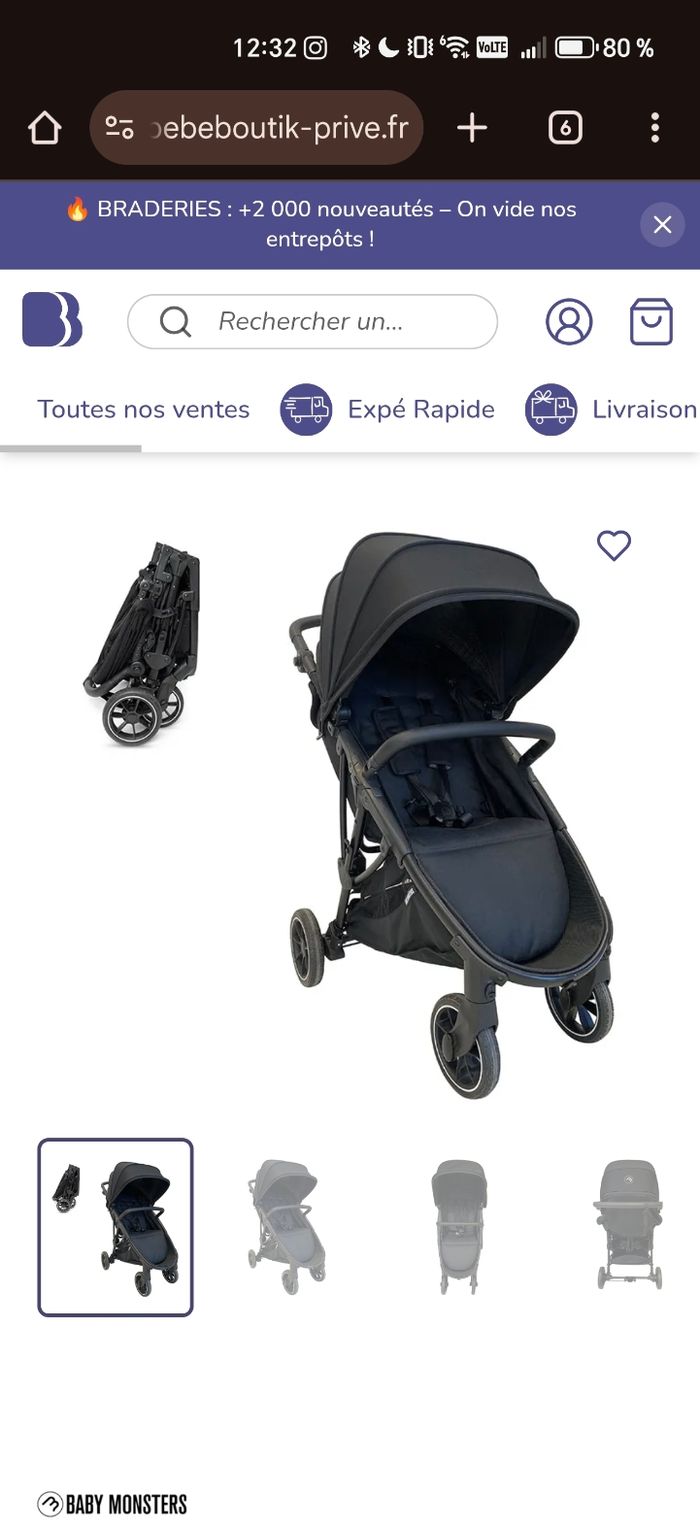 Poussette baby monsters alaska - photo numéro 9