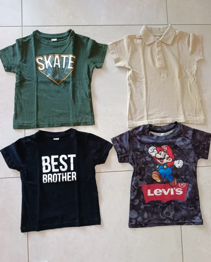 Lot de 4 tee shirt 3/4ans
